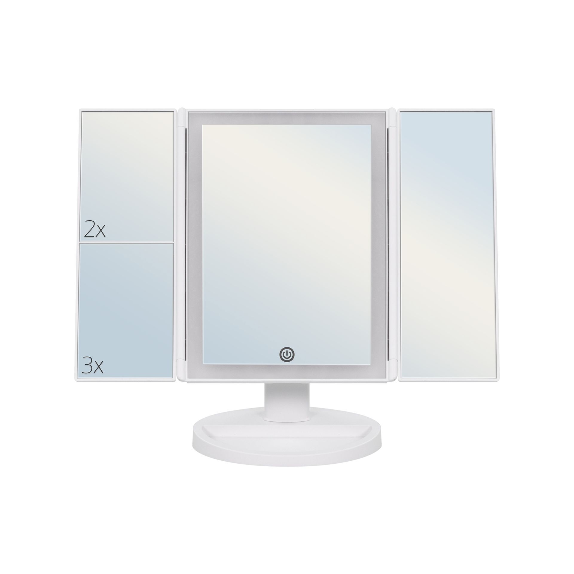 Schminkspiegel mit Vergrößerung MakeUp STRIPE mit dimmbarer LED Lichtleiste Schminkspiegel mit Vergrößerung MakeUp STRIPE mit dimmbarer LED Lichtleiste