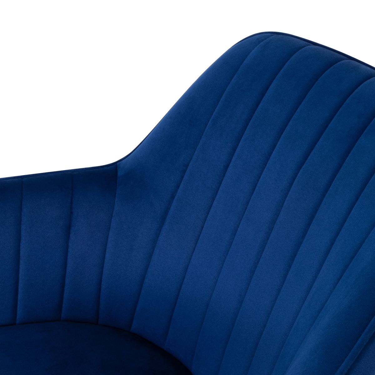 Esszimmerstuhl Wohnzimmerstuhl Dahlia Blau aus Kunstleder 8 Stühle