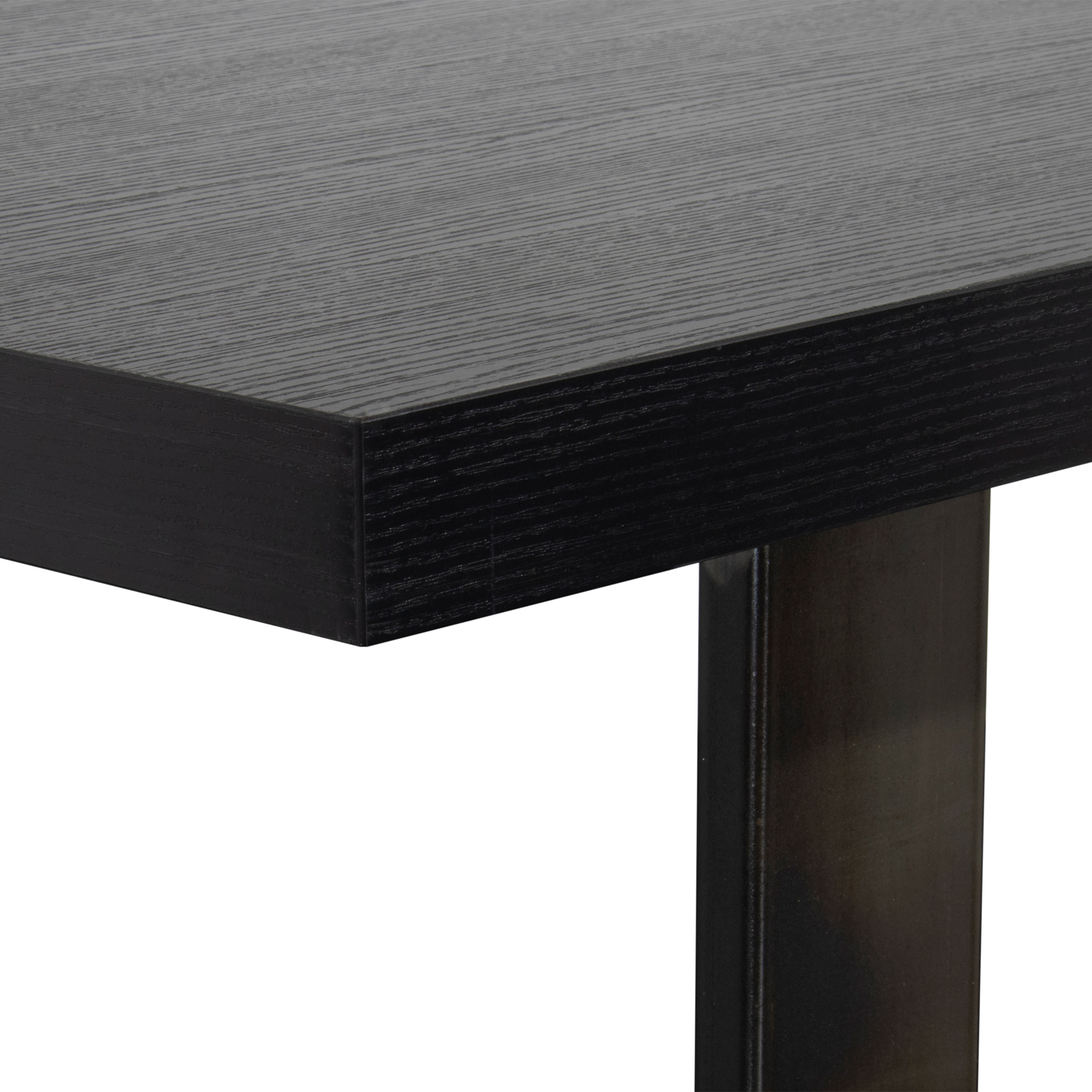 Esszimmertisch MACON Kufentisch Holztisch Esstisch - Schwarz + Schwarz 140x80 cm