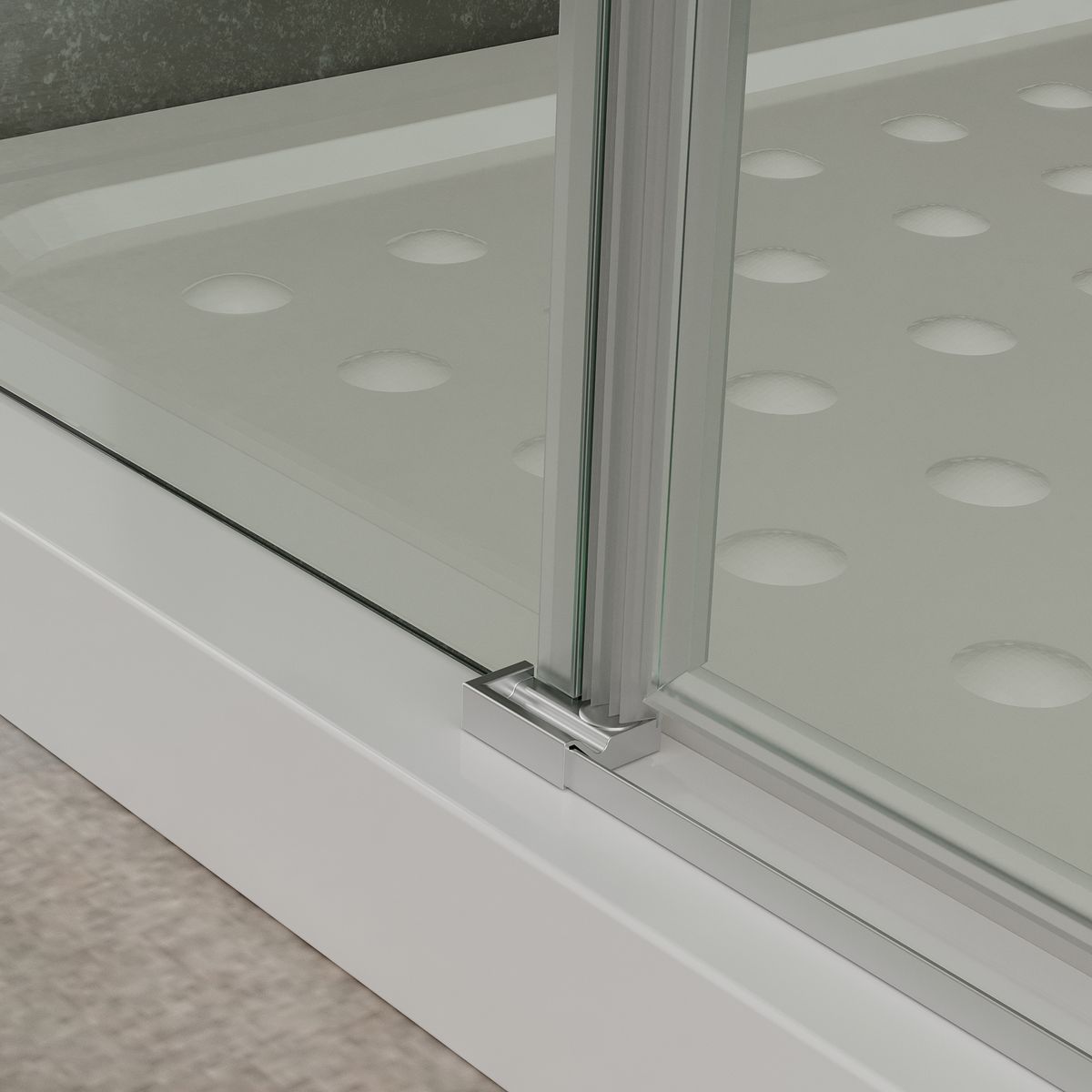 Eckeinstieg Celine mit Klapptüren aus ESG Sicherheitsglas Eckeinstieg Celine mit Klapptüren aus ESG Sicherheitsglas