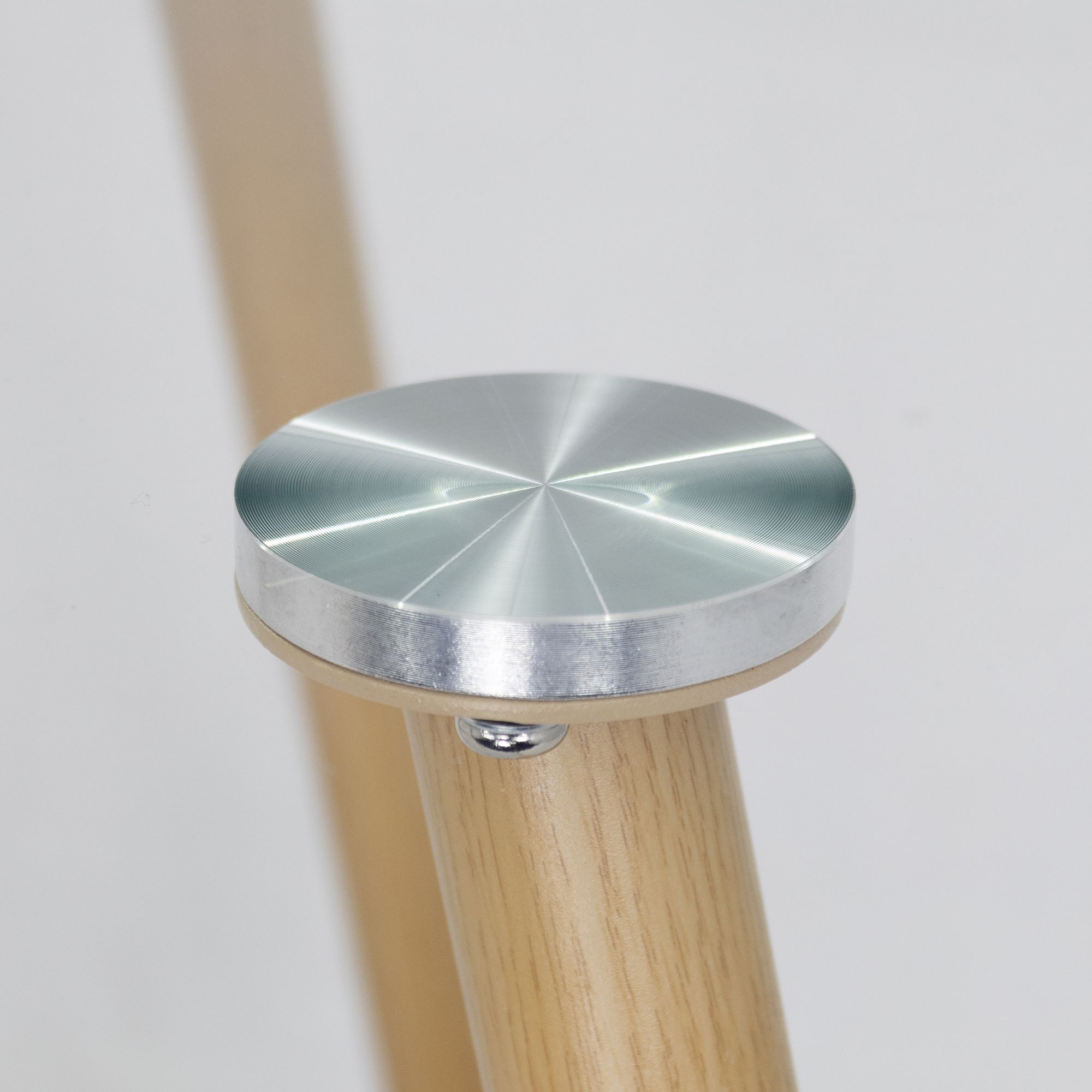 Esszimmer-Tisch CORIN | Tischplatte: Transparentes Glas | Beine: Holz Esszimmer-Tisch CORIN | Tischplatte: Transparentes Glas | Beine: Holz 80 cm