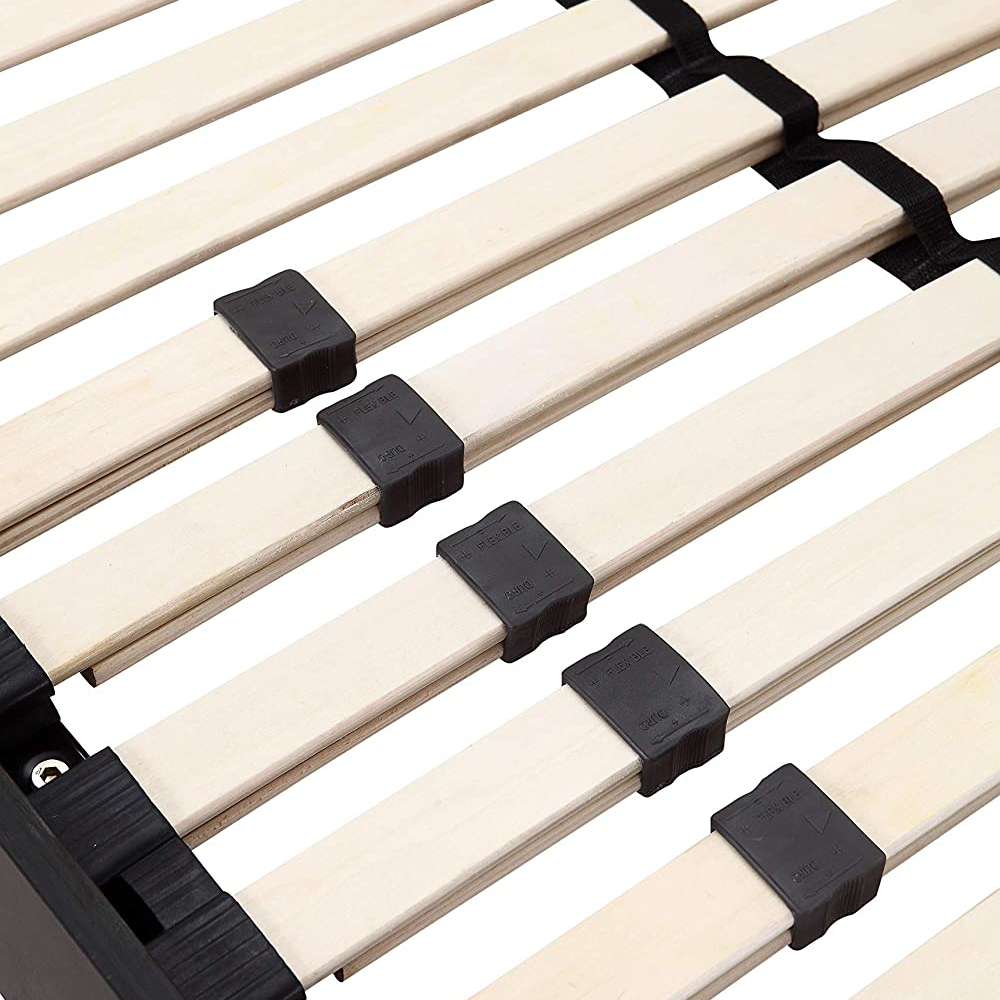 Holz-Rahmenbett - 140x200 cm Nussbaum Holz-Rahmenbett - 140x200 cm Nussbaum