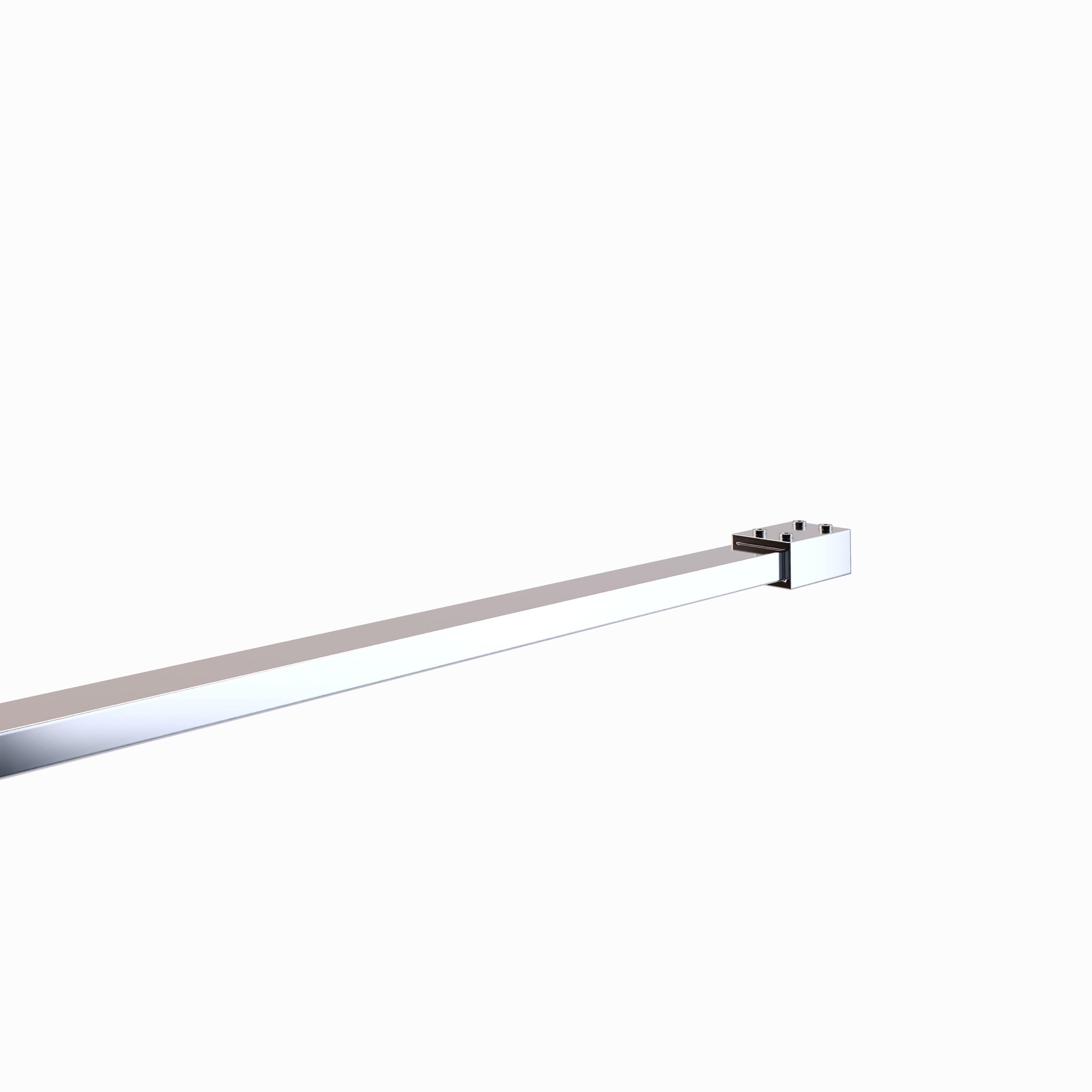 Haltestange für Walk In Duschwände mit Verstellbereich 73-121 cm