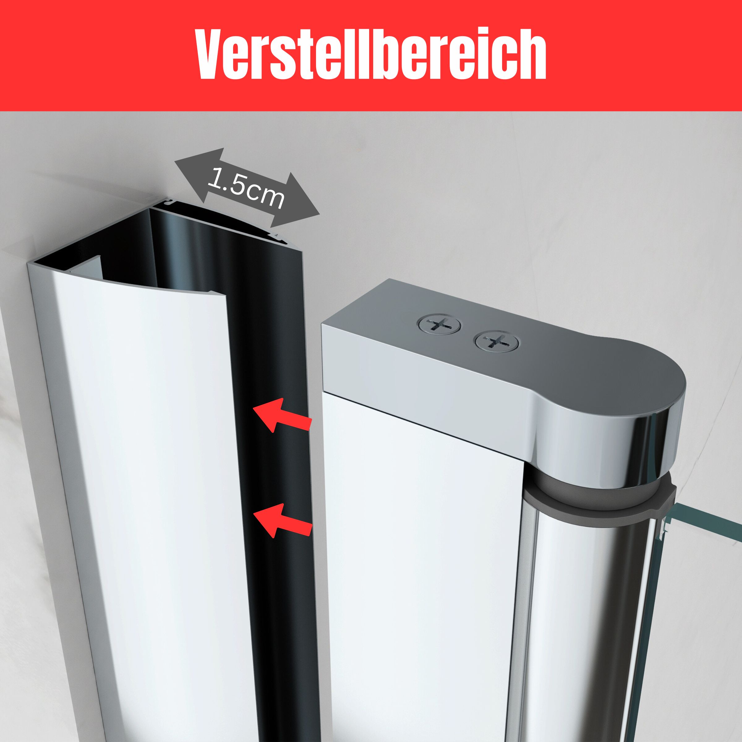 Duschtür Stella mit Pendeltüren aus ESG Sicherheitsglas Duschtür Stella mit Pendeltüren aus ESG Sicherheitsglas