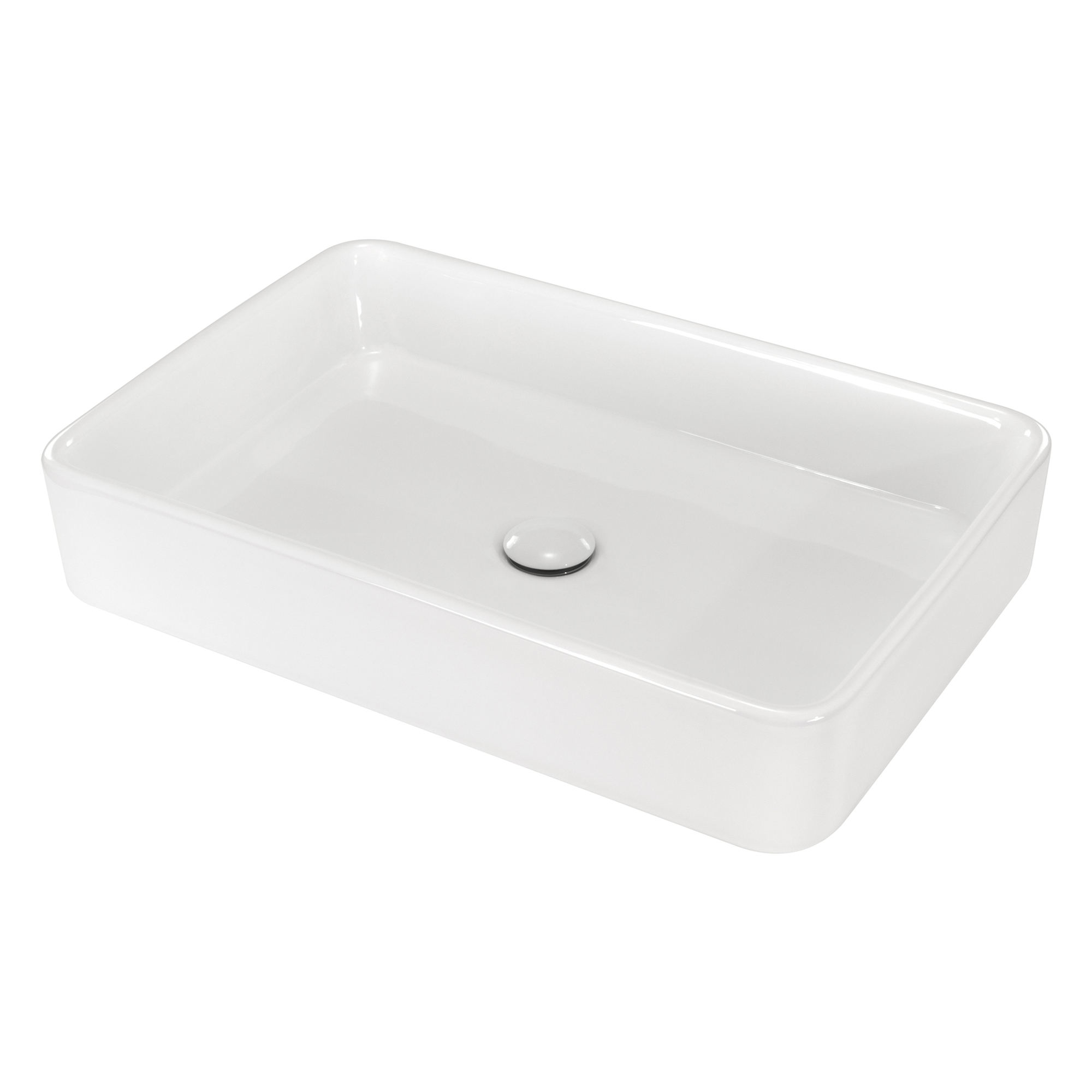 Design Keramik Waschbecken Lamone in Weiß
