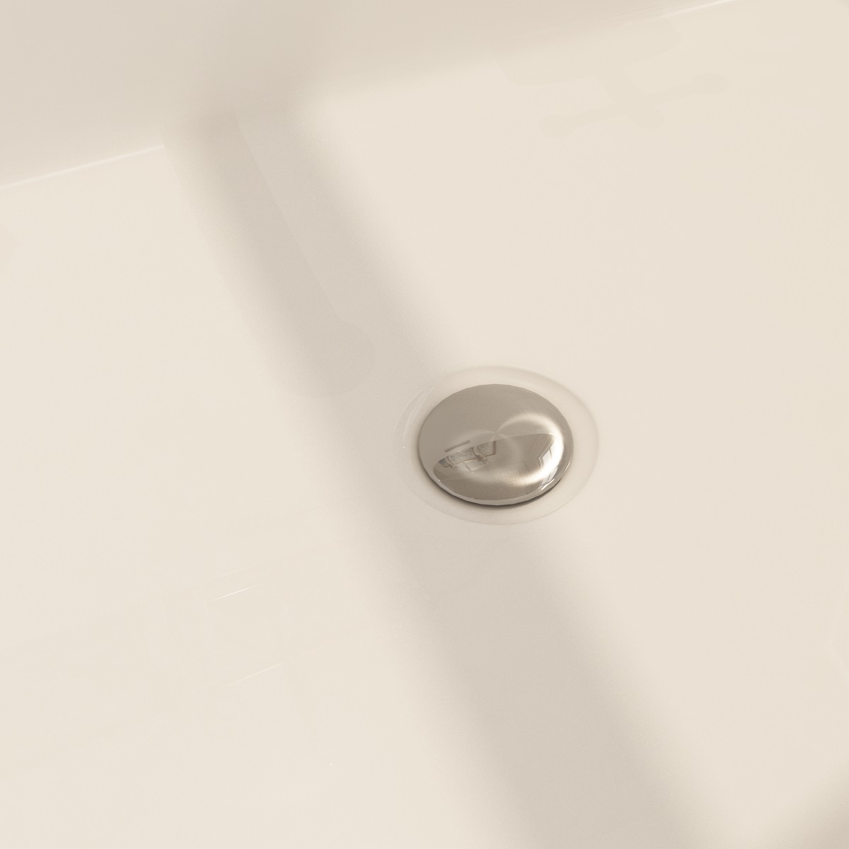 Freistehende Badewanne aus Sanitäracryl Lugano Grau-Weiß Badewanne aus Sanitäracryl Lugano Grau-Weiß - 170x80 cm