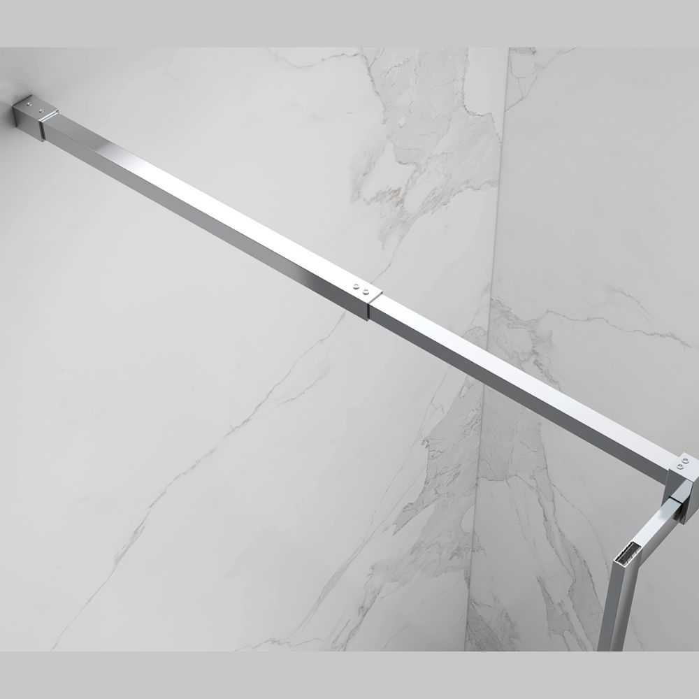 Walk In Dusche Gianna aus 8 mm starkem durchsichtigem ESG Sicherheitsglas