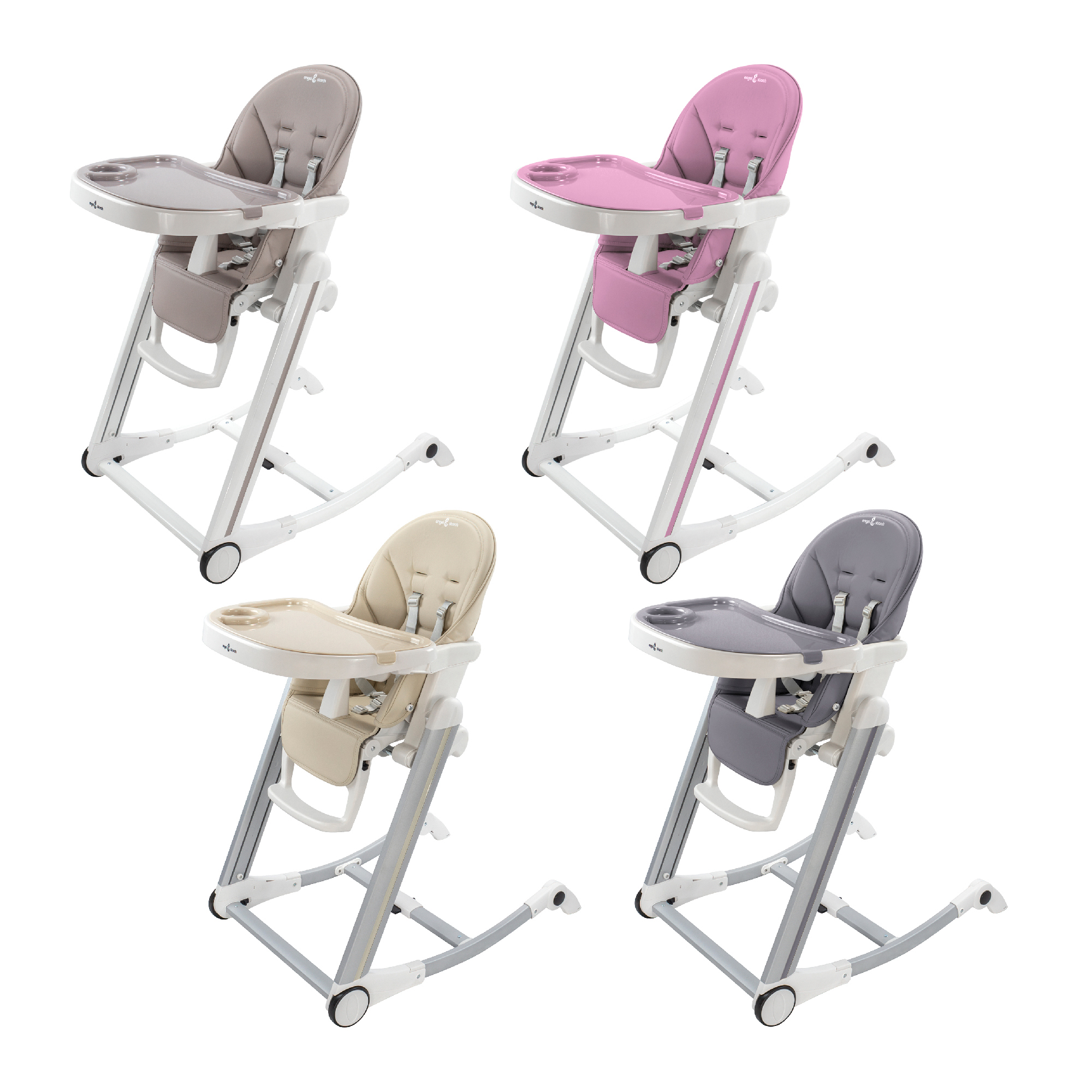 Child High Chair ADELLE Adjustable and Foldable Including Play Arch