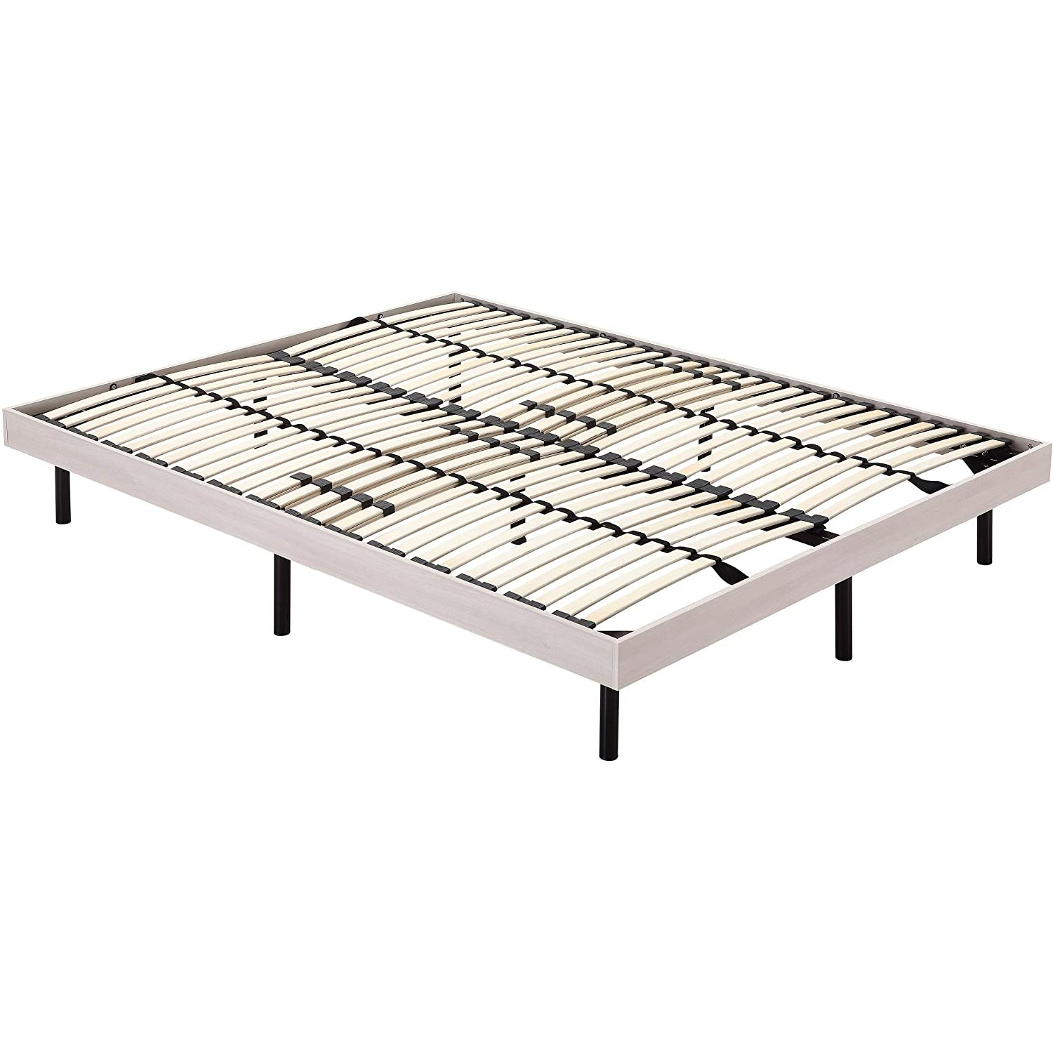 Gästebett Metallbett mit Holzrahmen in verschiedenen Farben