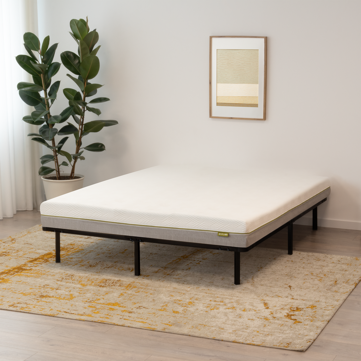 Metallbett Namara Black 140x190cm Metallbett Namara Black 200x200cm