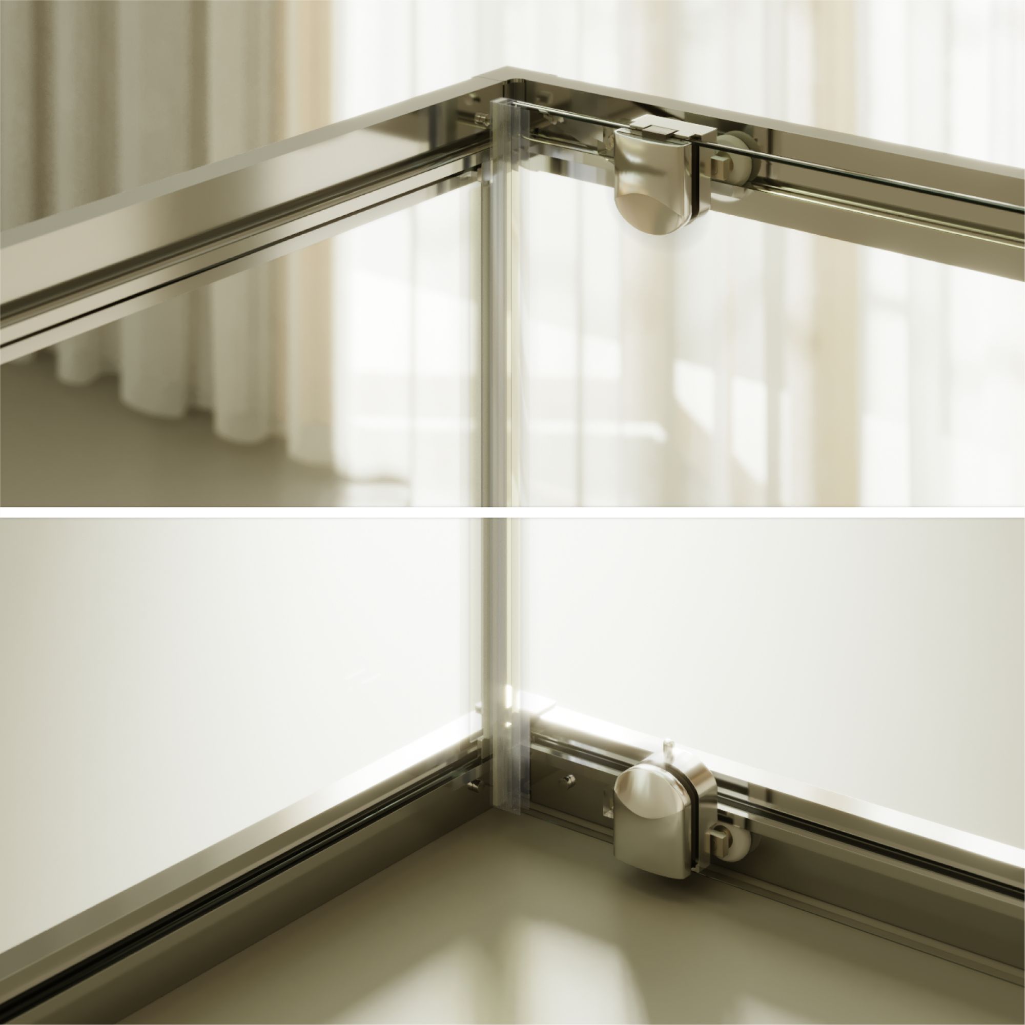 Fronteinstieg Dora mit Schiebetür aus ESG Sicherheitsglas