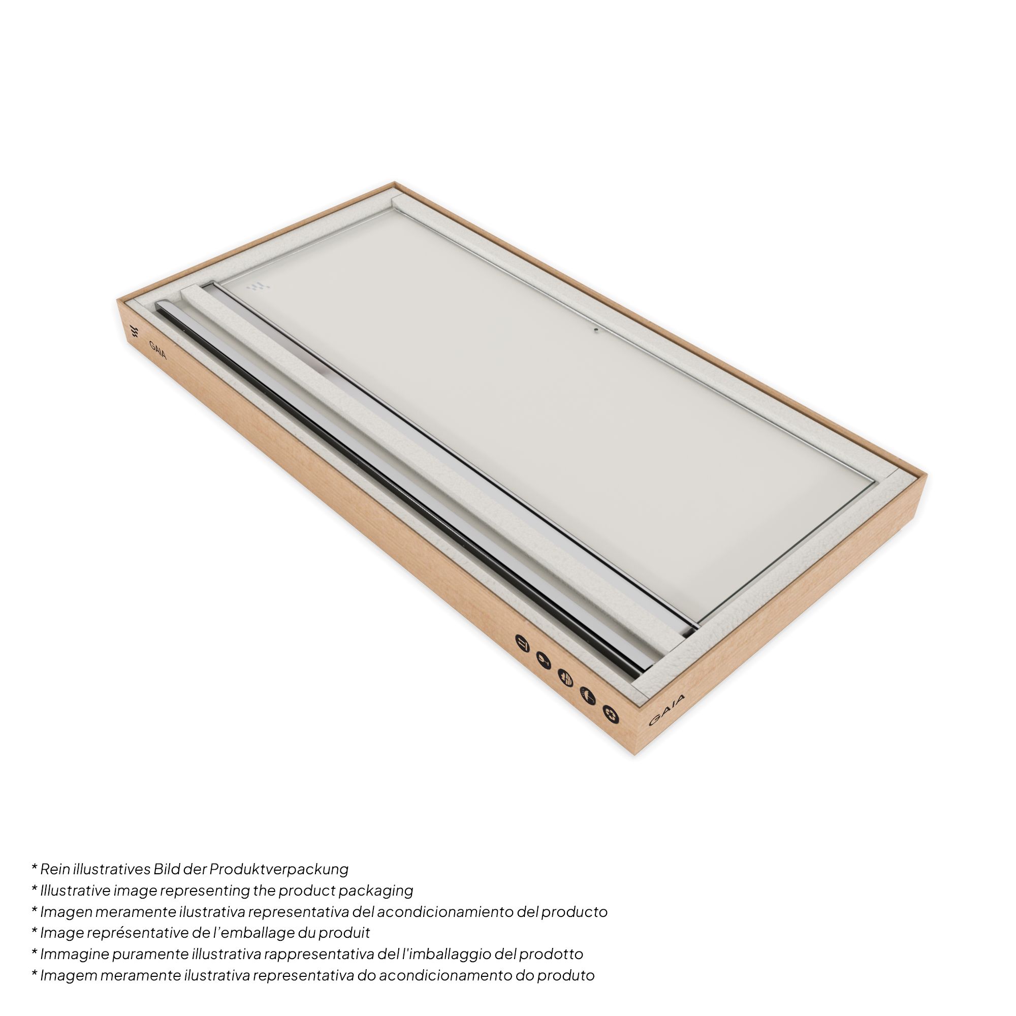 Eckeinstieg Gaia mit Pendeltüren aus ESG Sicherheitsglas