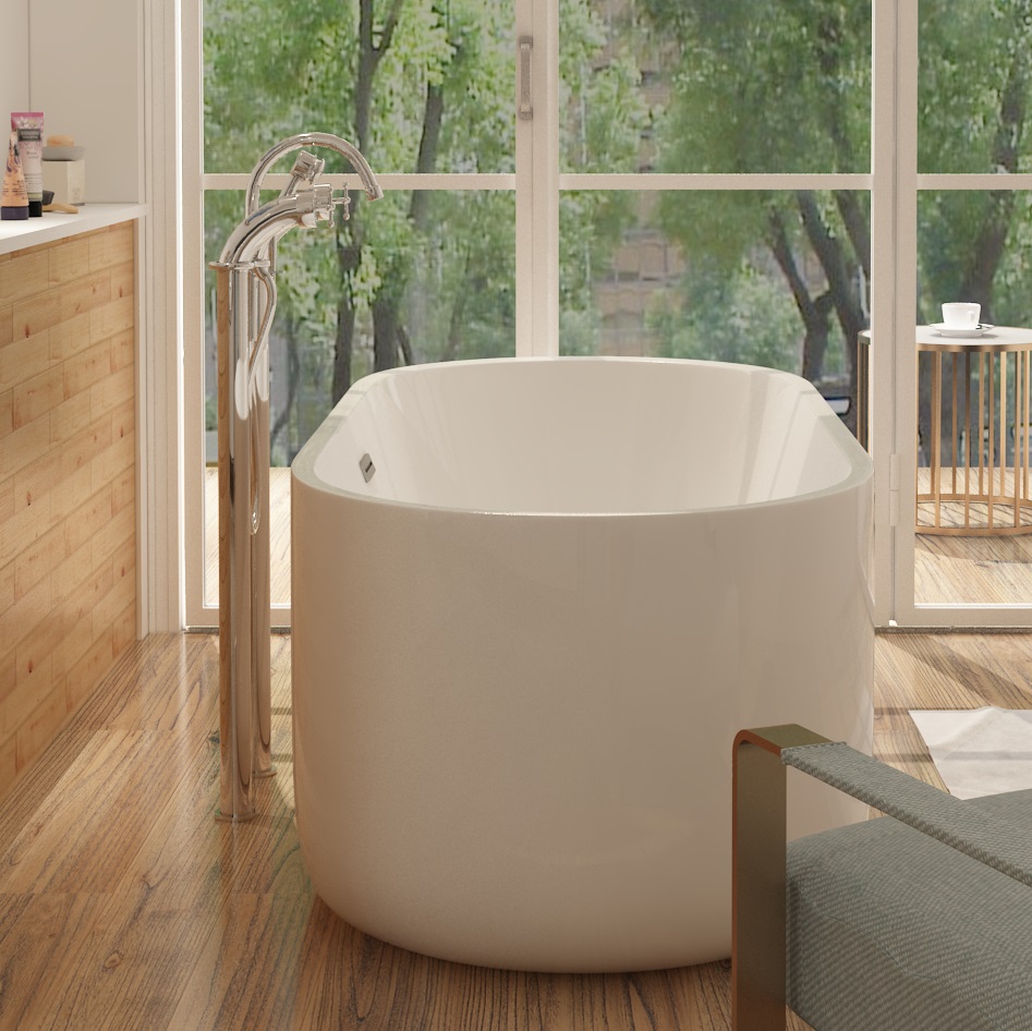 Badewanne aus Sanitäracryl Bienne - 170 x 80 x 58 cm