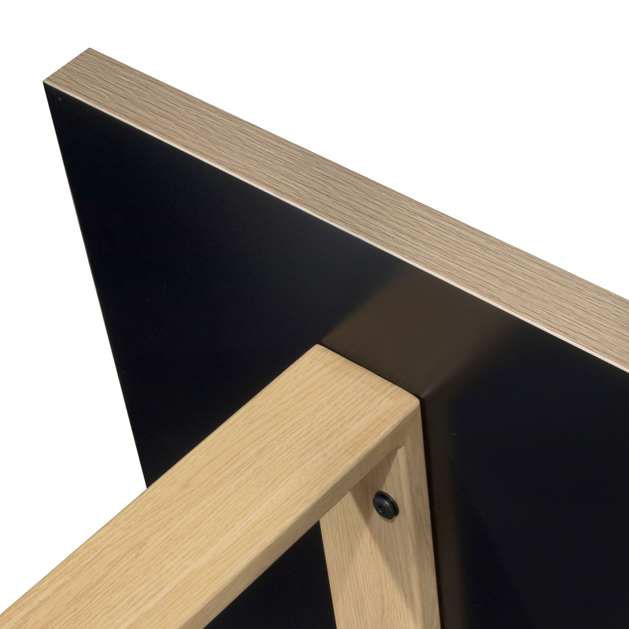 Esszimmertisch MACON Kufentisch Holztisch Esstisch - Eiche + Eiche 140x 80 cm