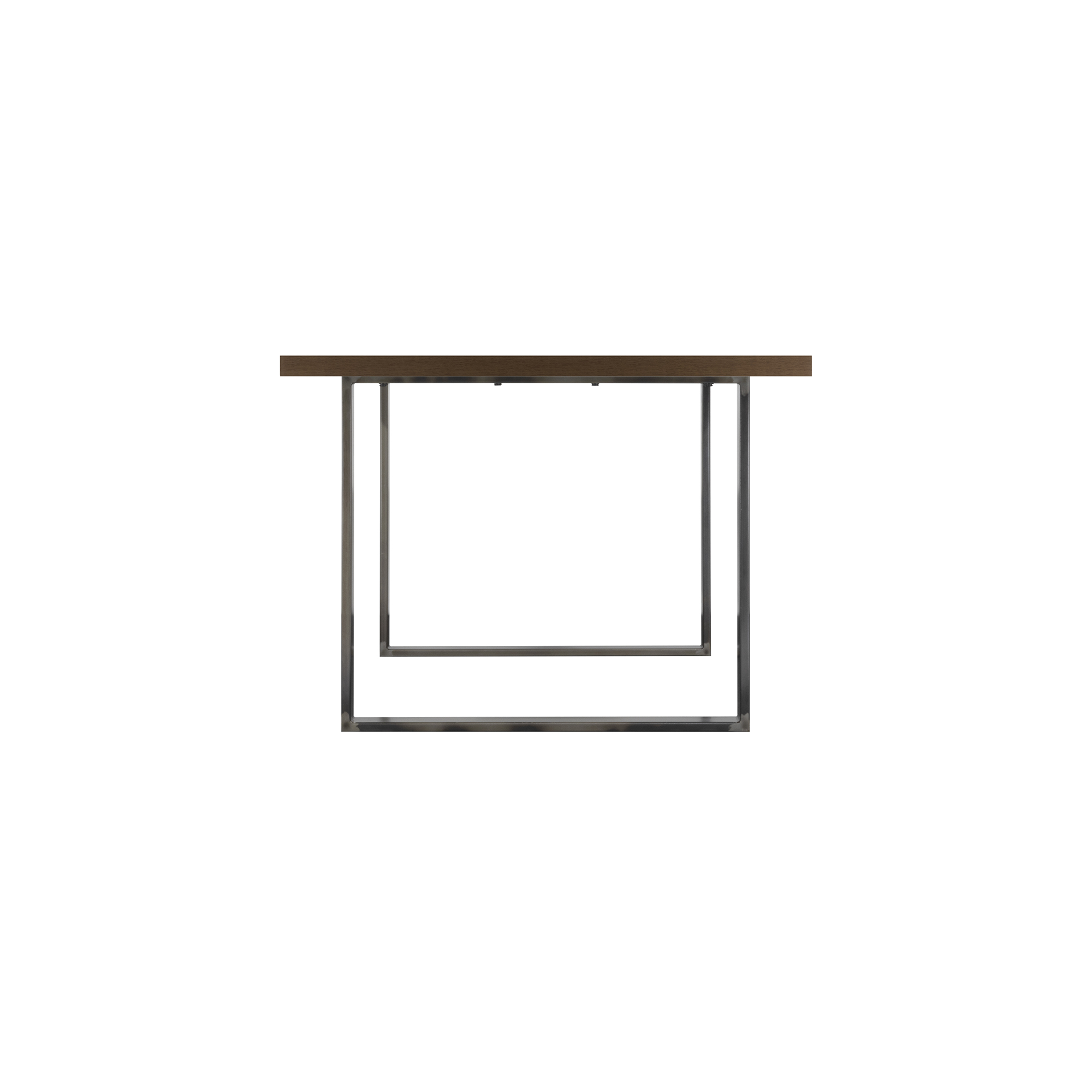 Esszimmertisch MACON Kufentisch Holztisch Esstisch - Nussbaum + Industrial 220x100 cm