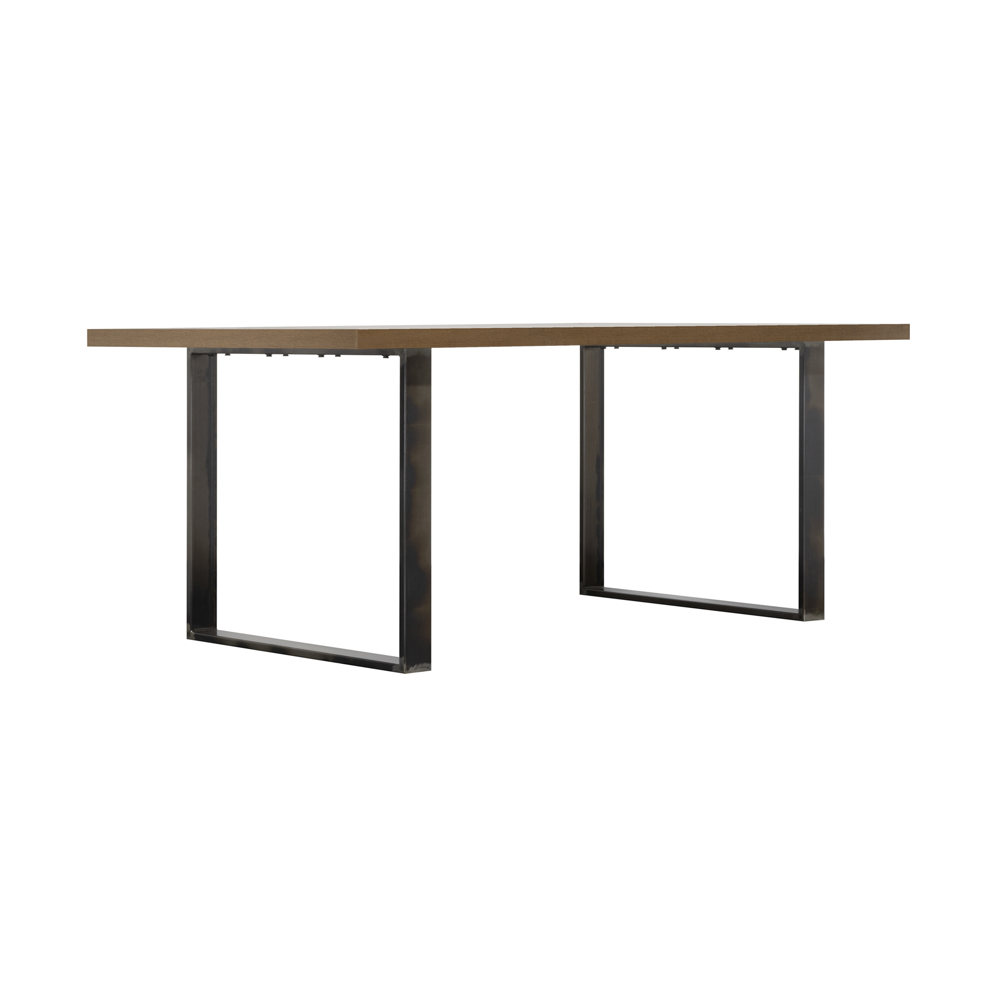 Esszimmertisch MACON Kufentisch Holztisch Esstisch - Nussbaum + Industrial 220x100 cm