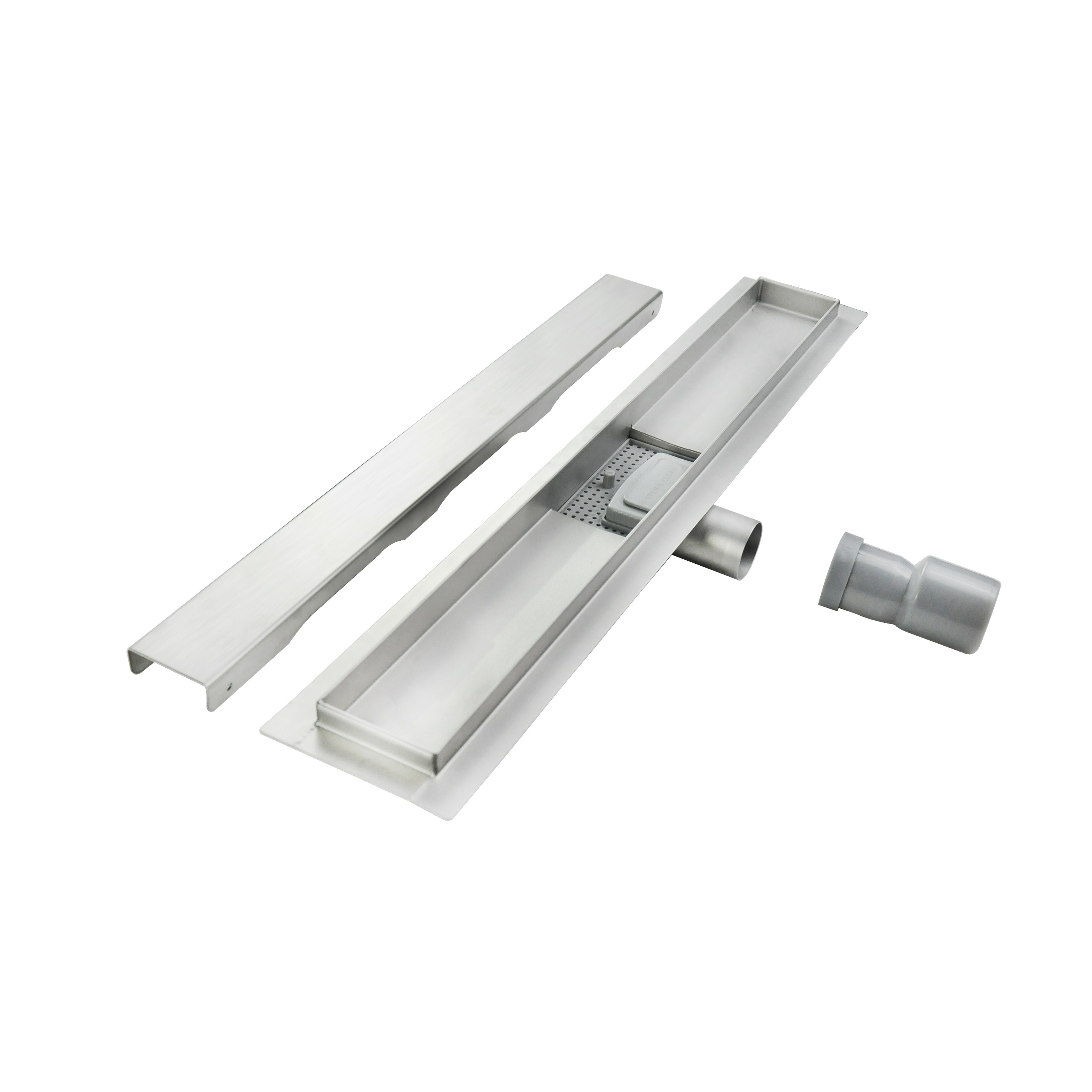 Duschrinne R1 aus Edelstahl für flache Installation Duschrinne R1 aus Edelstahl für flache Installation