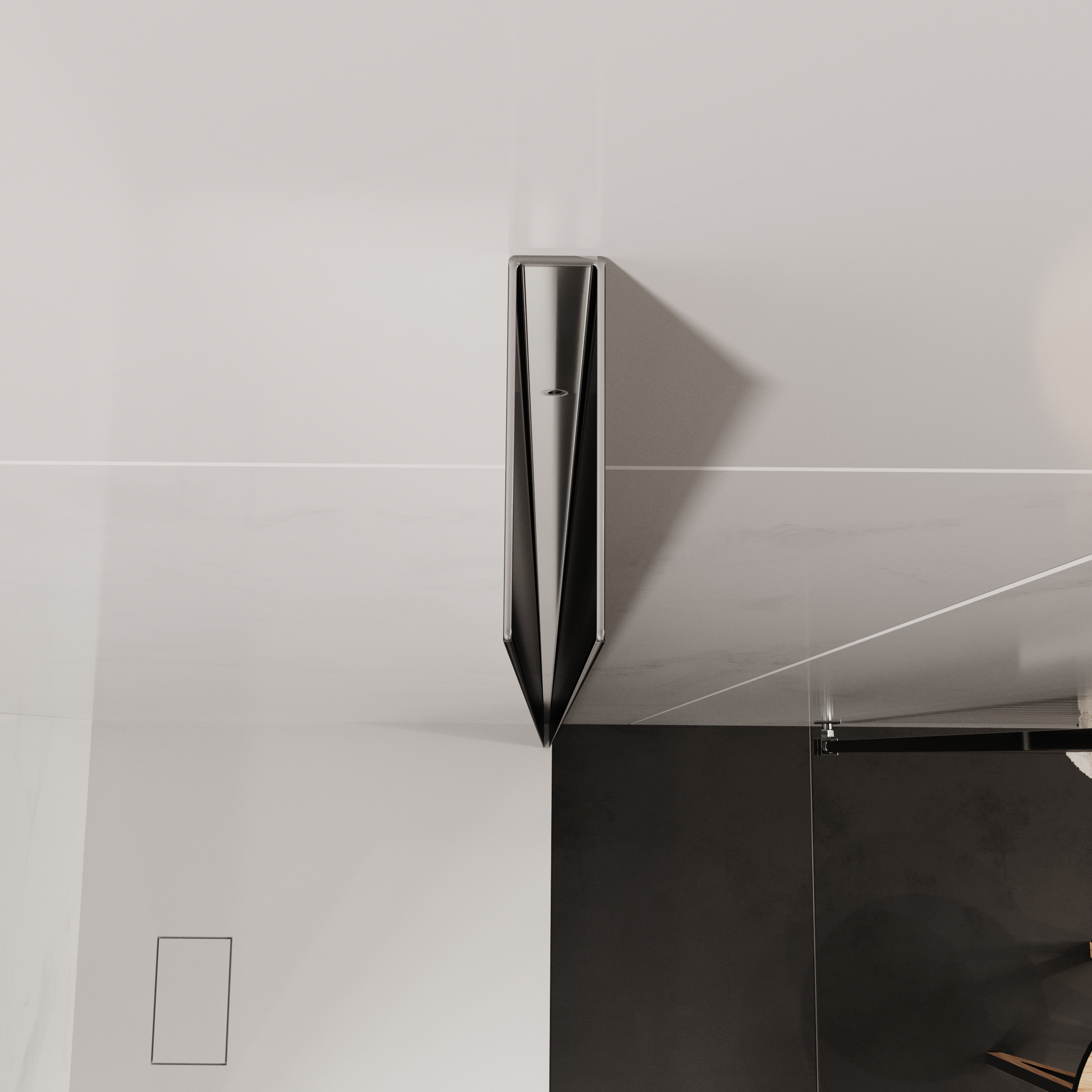 Premium Wandanschlussprofil Wandprofil aus V2A Edelstahl für 10 mm Duschabtrennungen ROSTFREIES U-Profil 200 cm