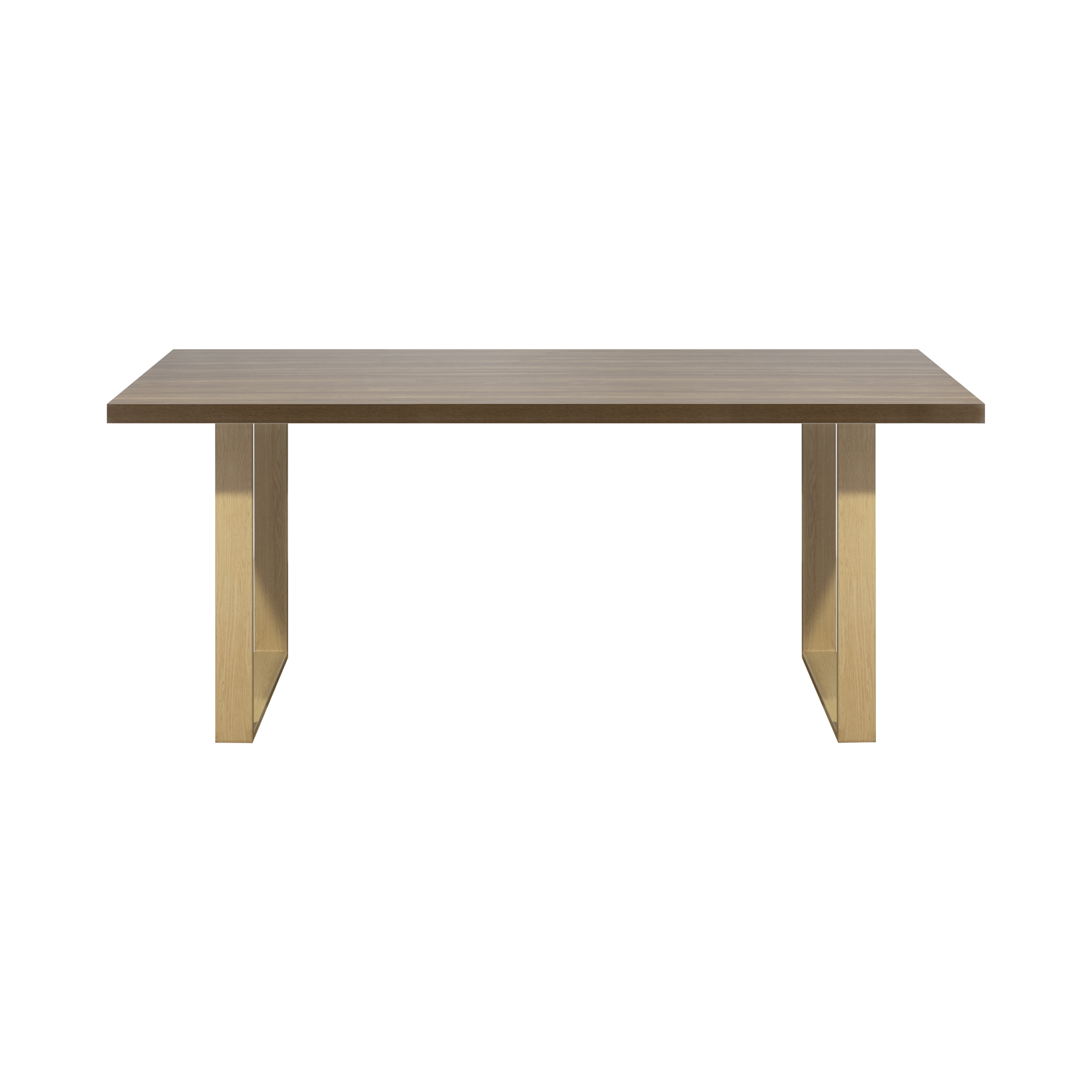 Esszimmertisch MACON Kufentisch Holztisch Esstisch - Nussbaum + Eiche Esszimmertisch MACON Kufentisch Holztisch Esstisch - Nussbaum + Eiche 140x 80 cm