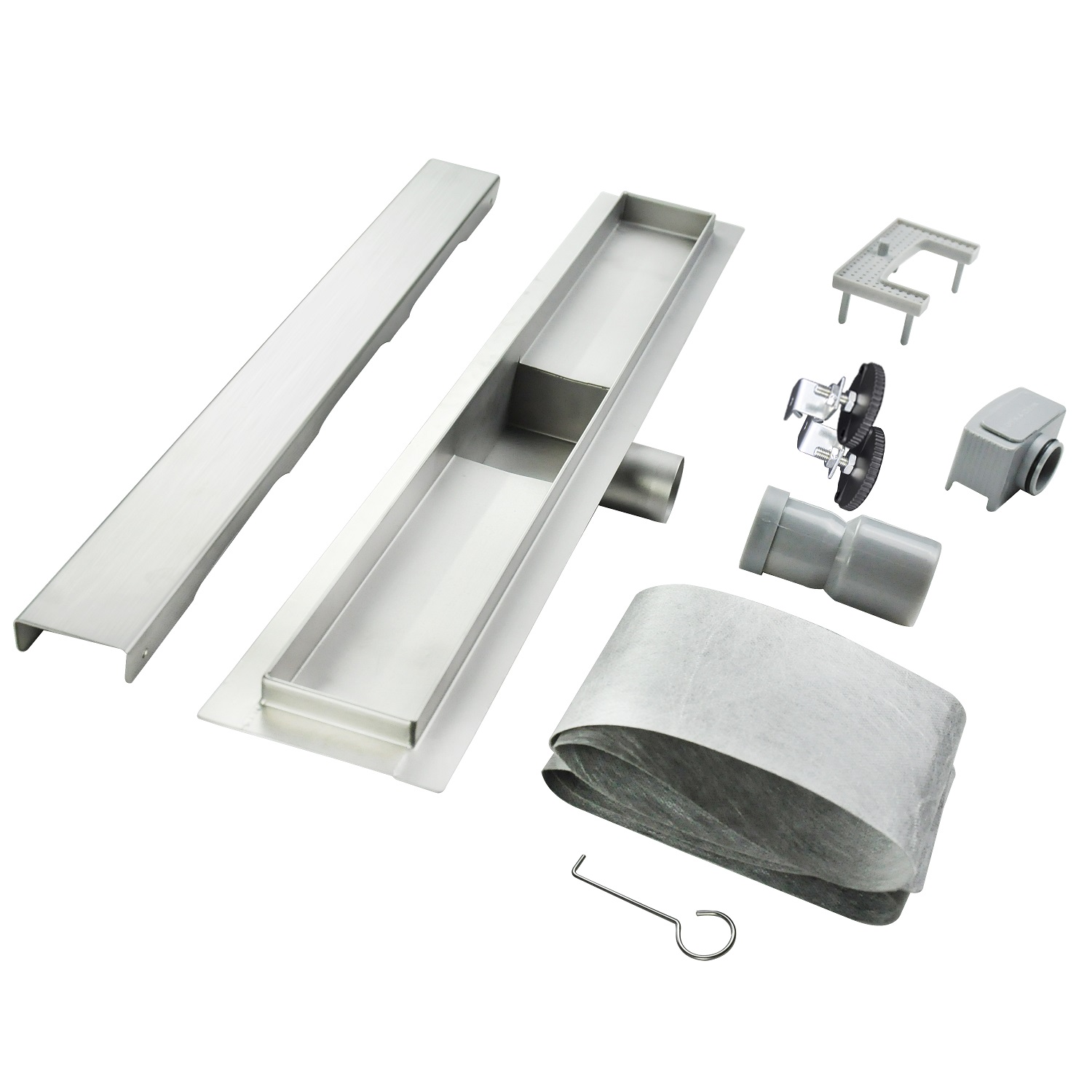 Duschrinne R1 aus Edelstahl für flache Installation Duschrinne R1 aus Edelstahl für flache Installation