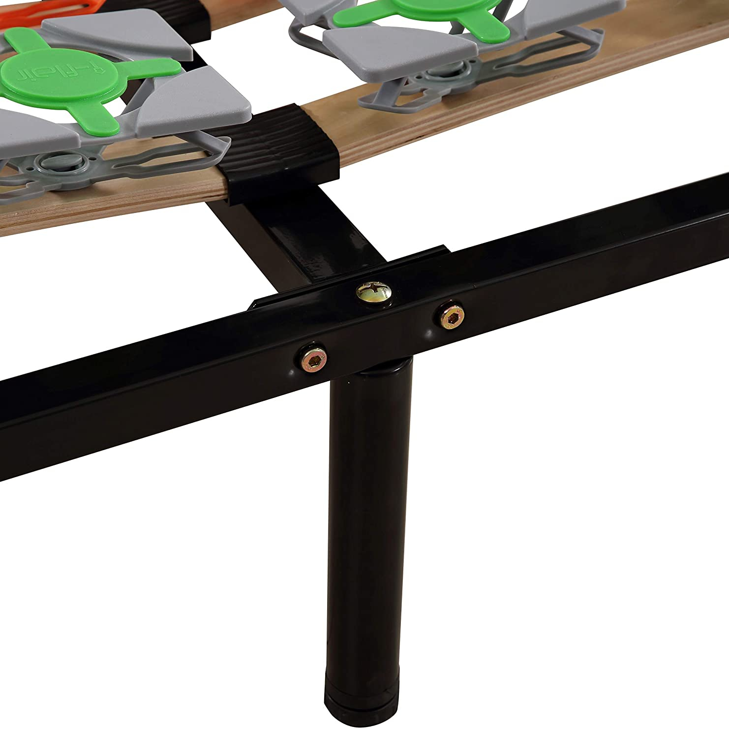 Ergo IF57 Gästebett auf Füßen mit Tellerfedern - für alle Matratzen geeignet FLOWER 140x200 8F - IF57